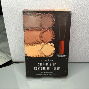 Smash box, step-by-step contour kit, brush included, shade deep